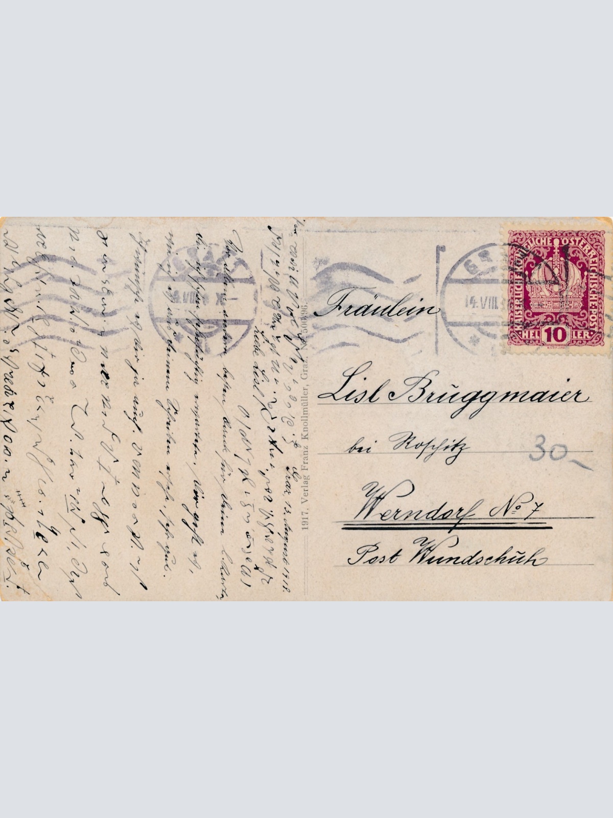 AK aus Graz Steiermark Ansichtskarte (17189)