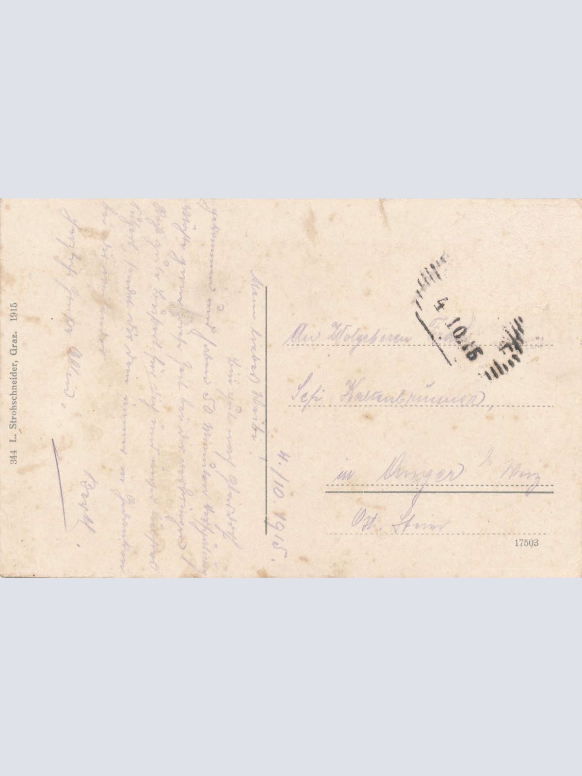 AK aus Graz Steiermark Ansichtskarte (17204)