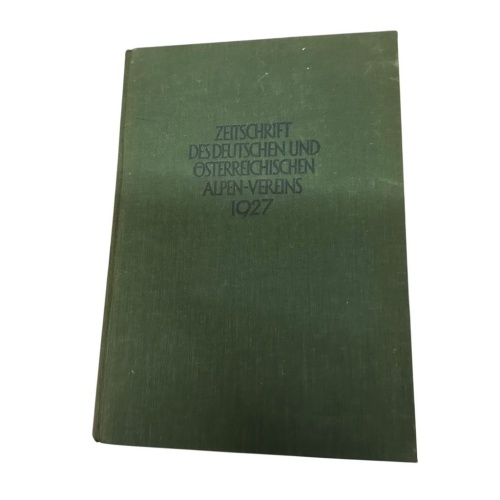 Zeitschrift des Deutschen Oesterreichischen Alpenvereins - Band 24 Jahrgang 1927