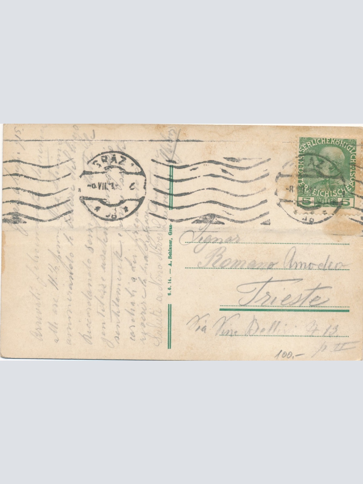 AK aus Graz Steiermark Ansichtskarte (17235)