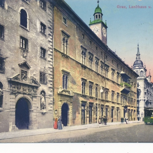 AK aus Graz Herrengasse Steiermark Ansichtskarte (17255)