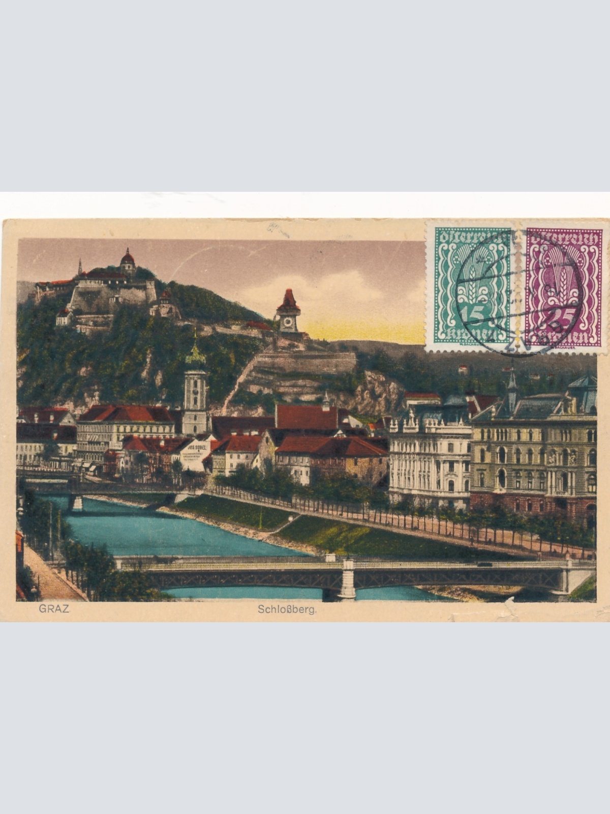 AK aus Graz Schloßberg Steiermark Ansichtskarte (17256)