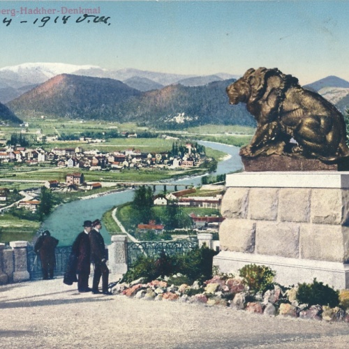 AK aus Graz Hackher Denkmal Steiermark Ansichtskarte (17260)