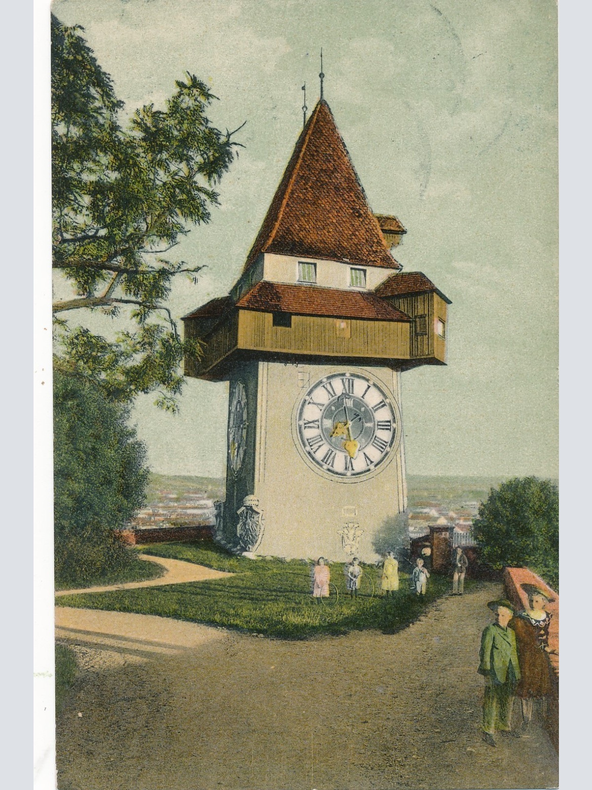 AK aus Graz Uhrenturm Steiermark Ansichtskarte (17262)