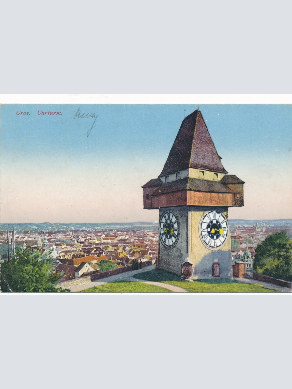 AK aus Graz Uhrenturm Steiermark Ansichtskarte (17274)