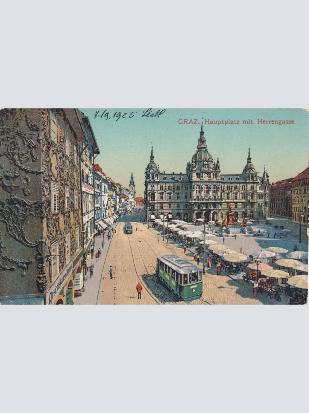 AK aus Graz Hauptplatz Steiermark Ansichtskarte (17287)