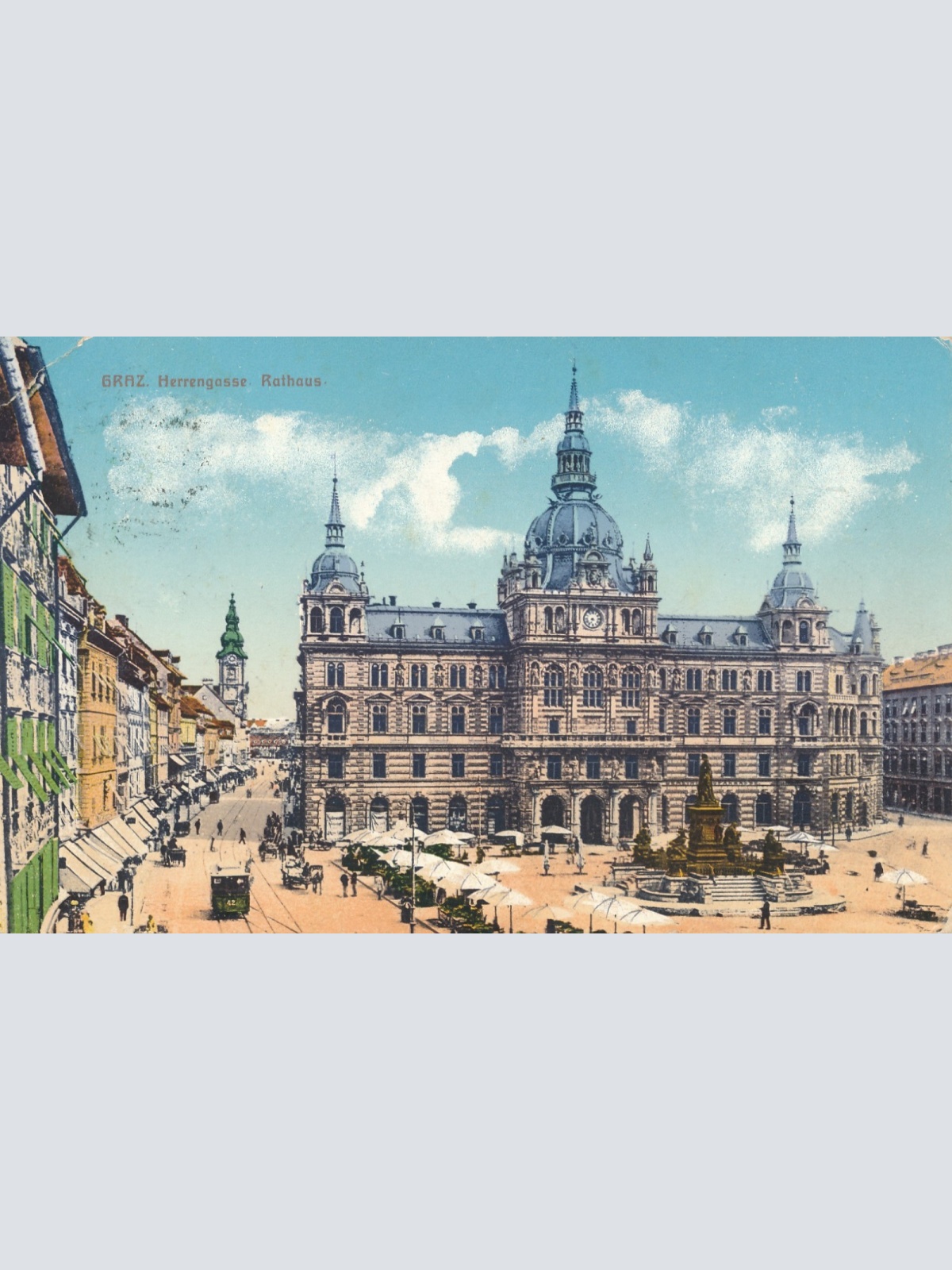 AK aus Graz Herrengasse Steiermark Ansichtskarte (17293)