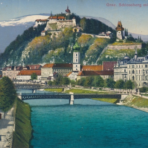 AK aus Graz Schlossberg Steiermark Ansichtskarte (17297)