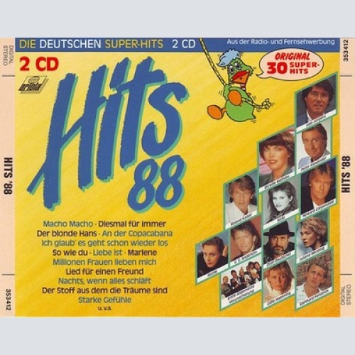 2xCD, Comp Various - Hits '88 - Die Deutschen Super-Hits