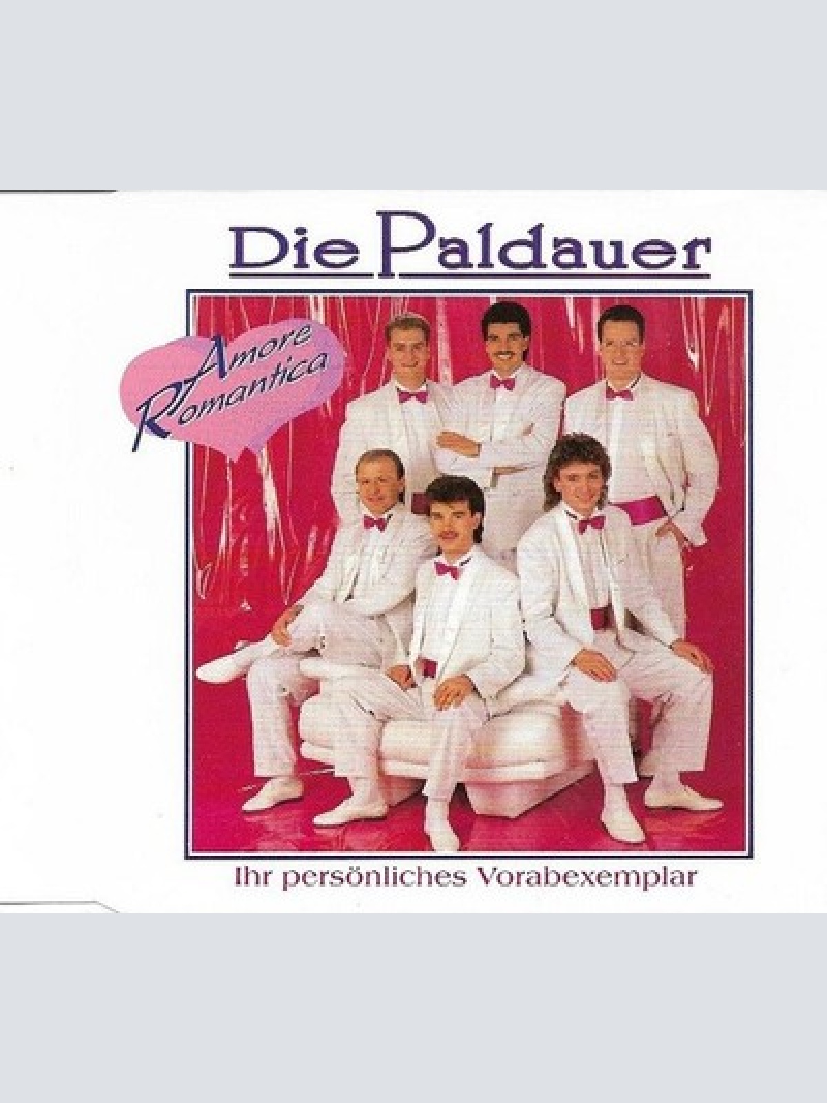 CD, Album, Promo Die Paldauer - Amore Romantica