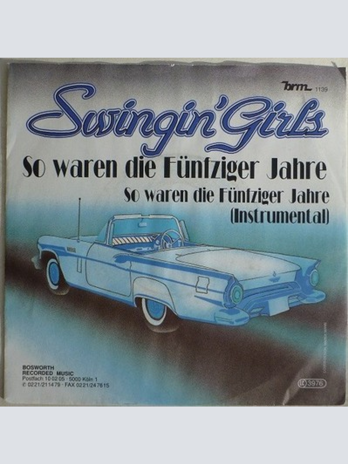 7", Single Swingin' Girls - So Waren Die Fünfziger Jahre