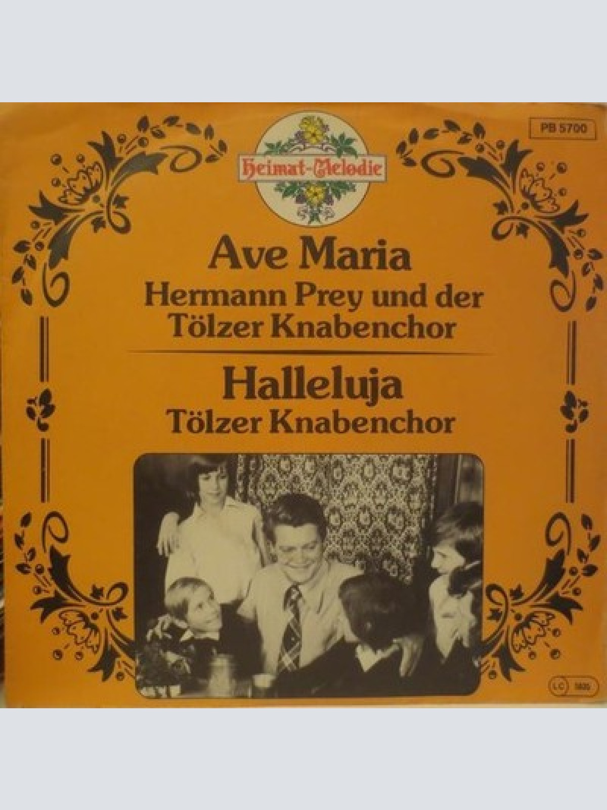 7", Single Hermann Prey, Tölzer Knabenchor - Ave Maria / Halleluja