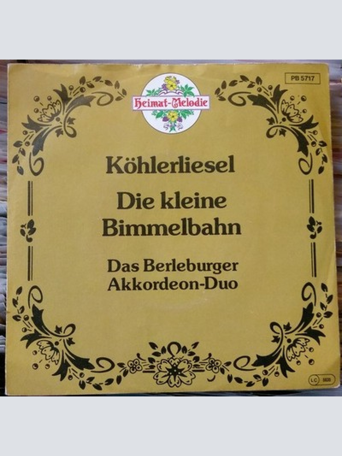 7", Single Das Berleburger Akkordeon-Duo - Köhlerliesel
