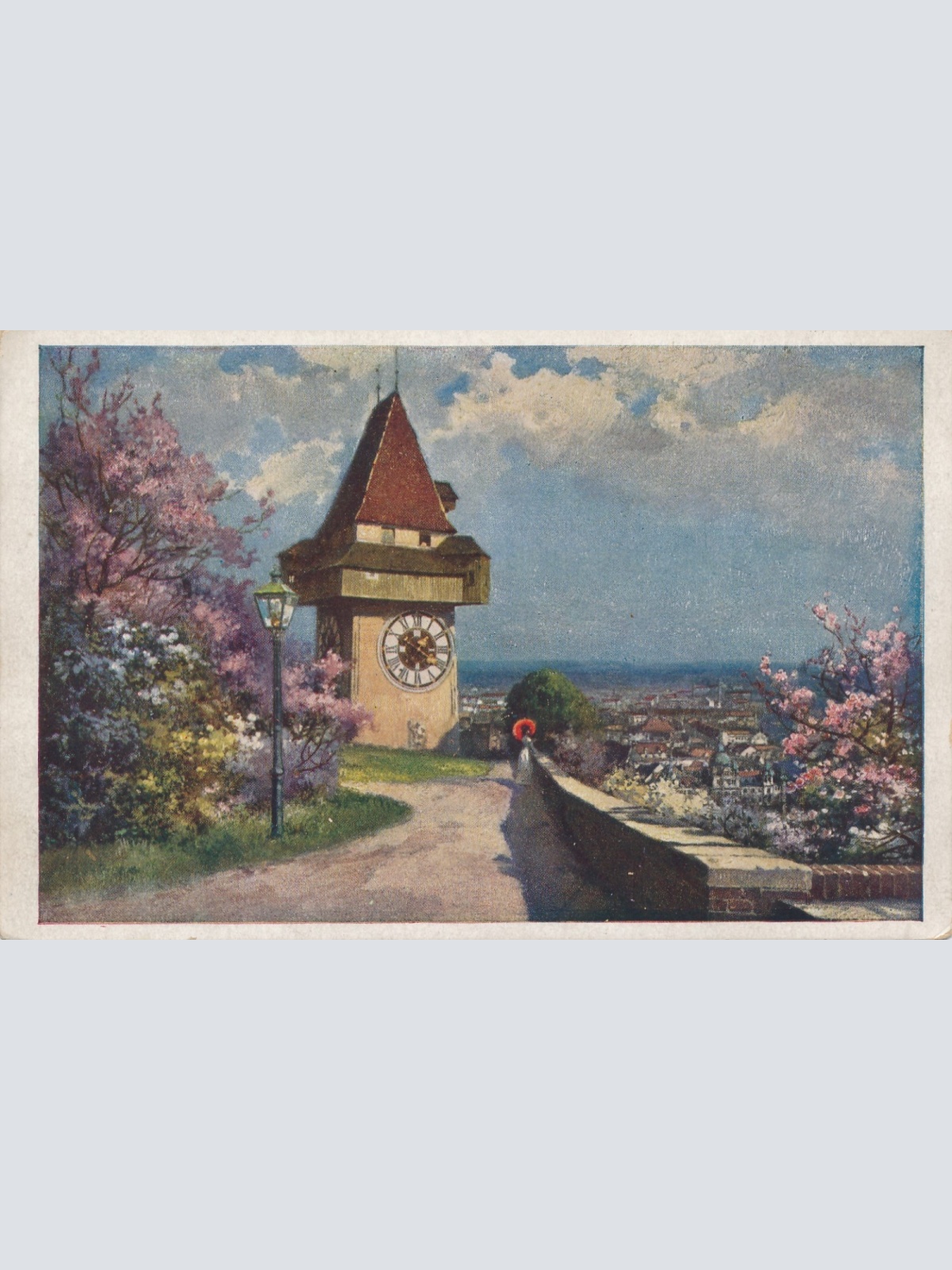 AK aus Graz Uhrenturm Steiermark Ansichtskarte (17315)