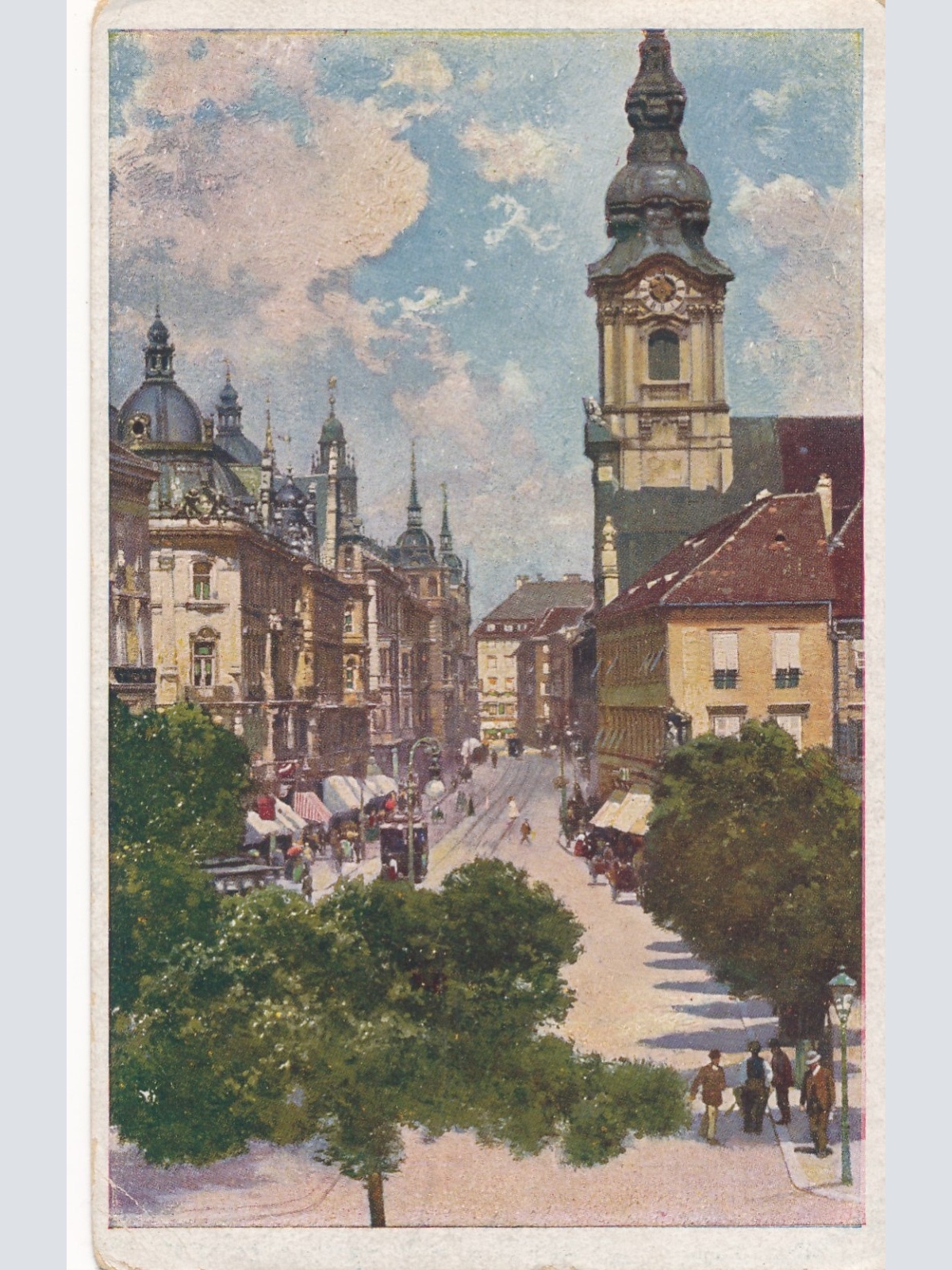 AK aus Graz Herrengasse Steiermark Ansichtskarte (17319)