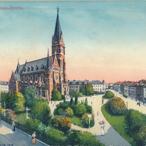 AK aus Graz Herz Jesu Kirche Steiermark Ansichtskarte (17323)