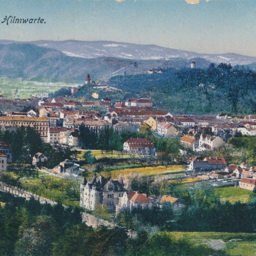 AK aus Graz von der Hilmwarte Steiermark Ansichtskarte (17324)