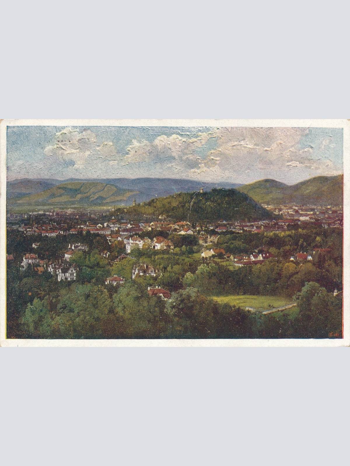 AK aus Graz von der Hilmwarte Steiermark Ansichtskarte (17327)