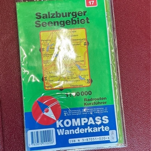 Kompass Karten, Salzburger Seengebiet: Mit Kurzführer und Radwegen. 1:50000 (KOM
