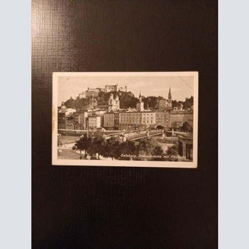 Salzburg Staatsbrücke Mit Festung 600168A GR