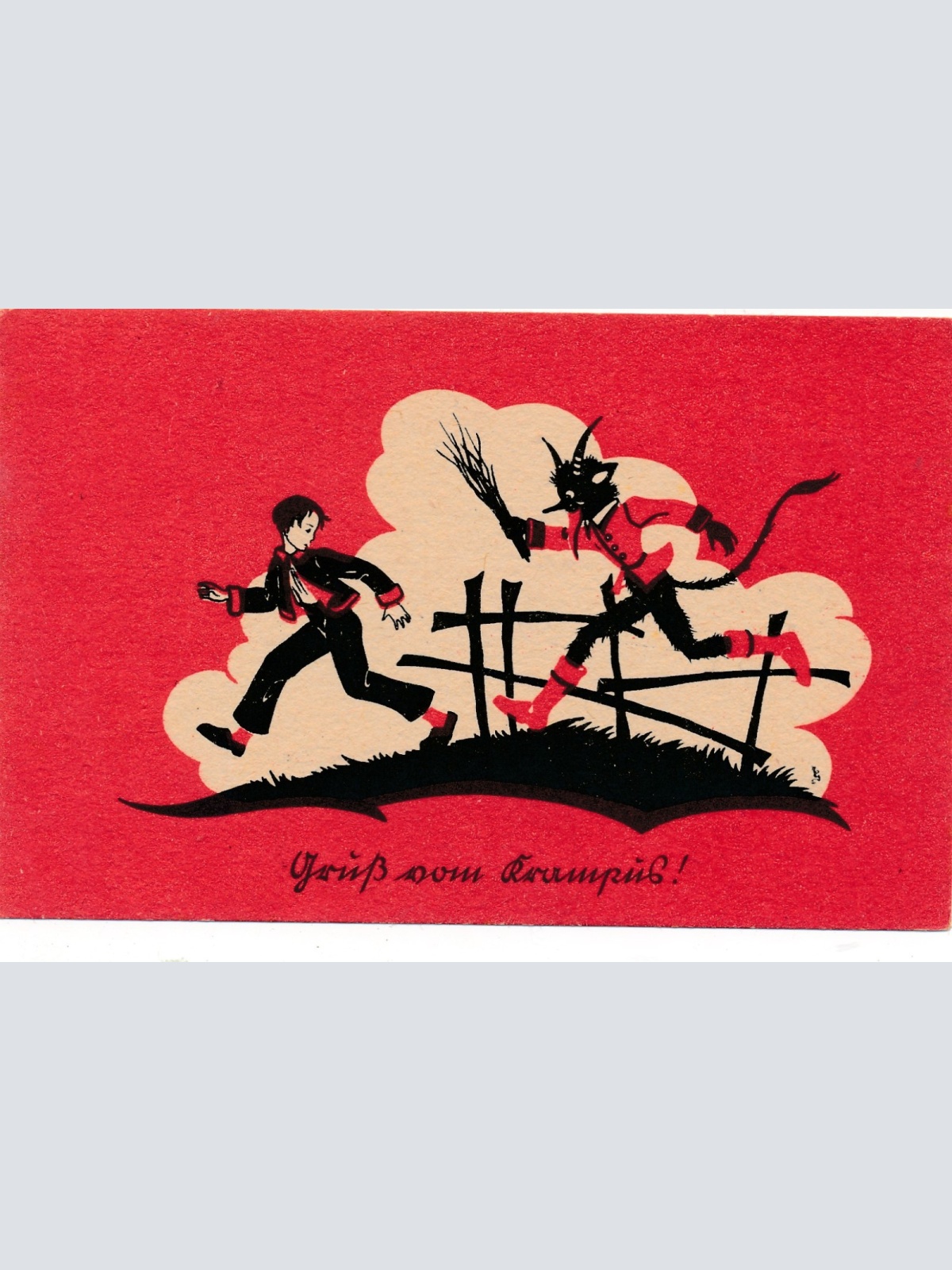 AK gruss vom Krampus Ansichtskarte (17306)