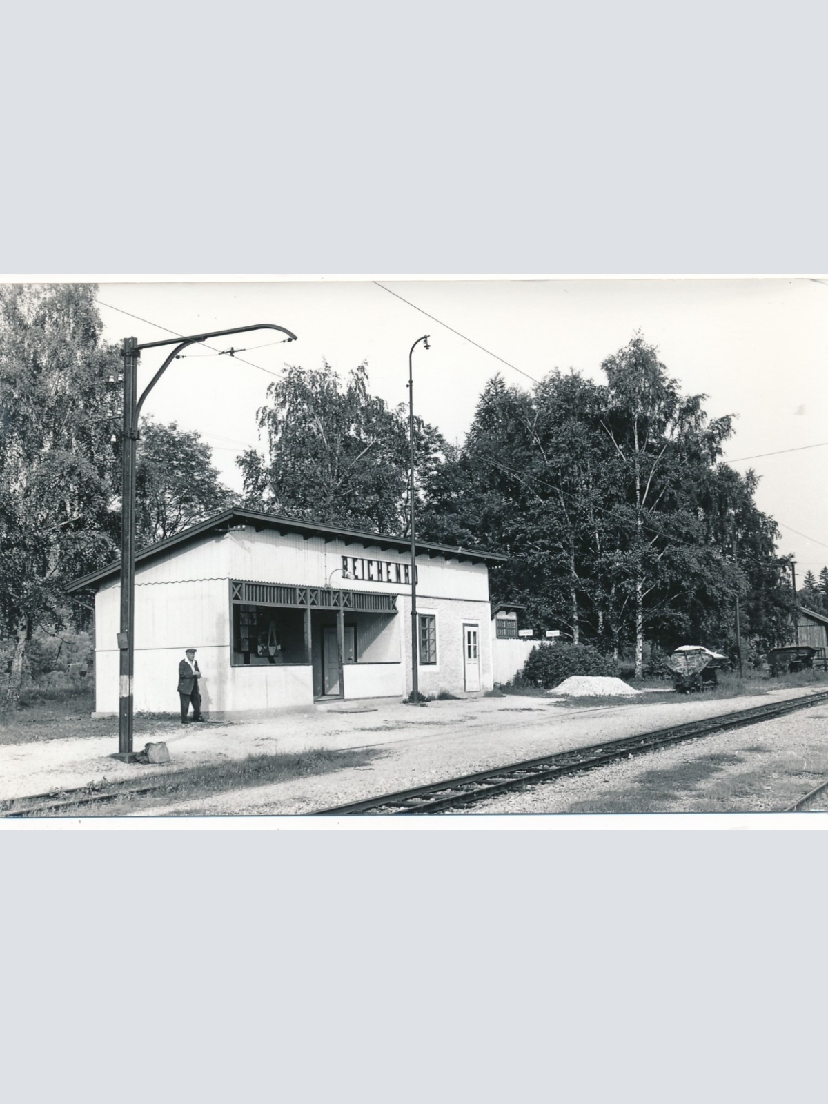 AK von der Station Reichenau Bahnhof Ansichtskarte (18144)