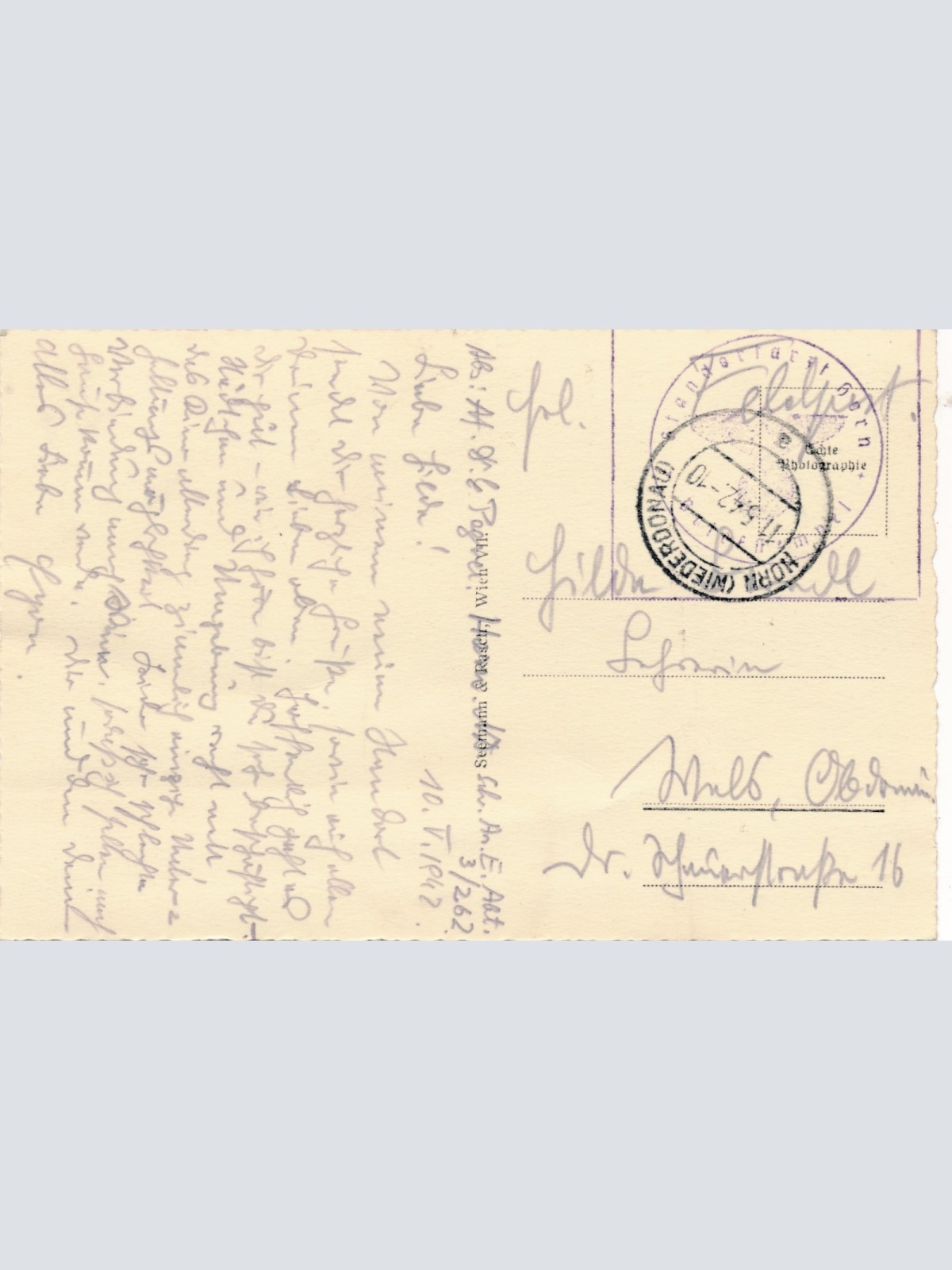 AK aus Horn N.D. Taffa Steg Niederösterreich Ansichtskarte (18200)