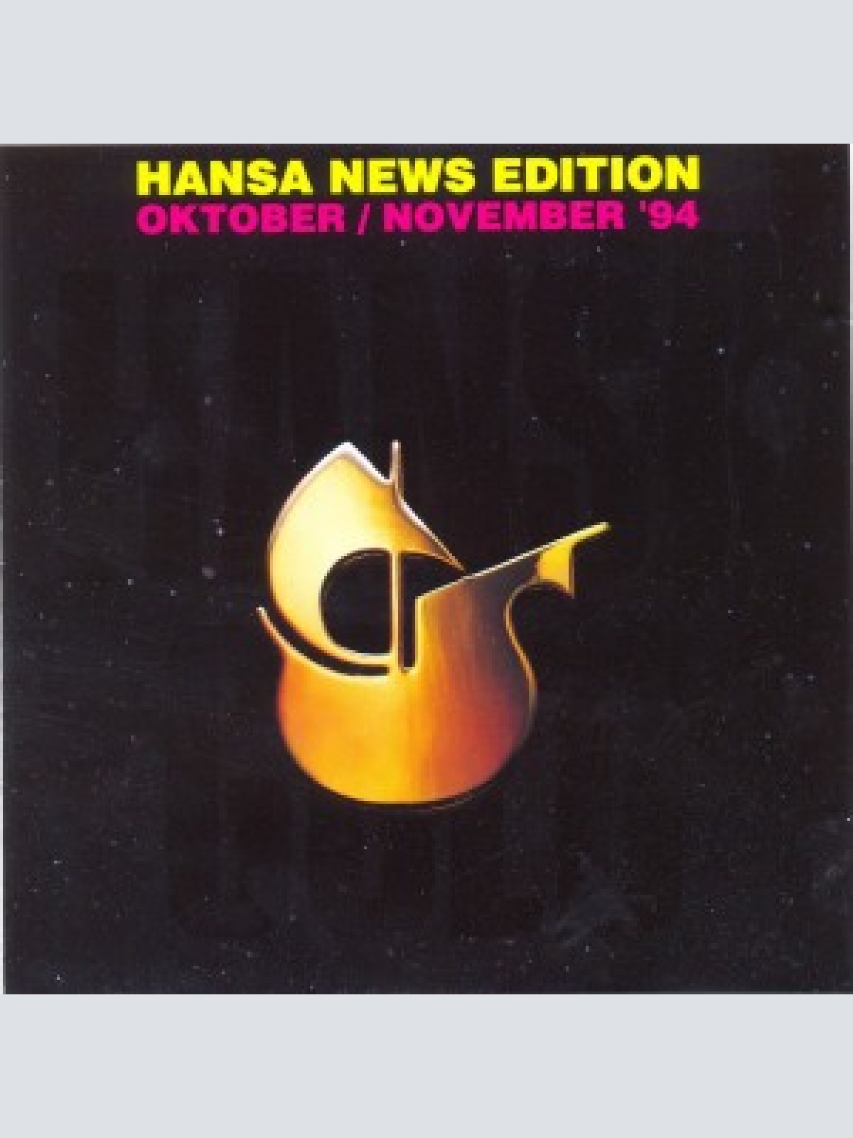 CD, Comp, Promo Various - Hansa News Edition Oktober / November '94