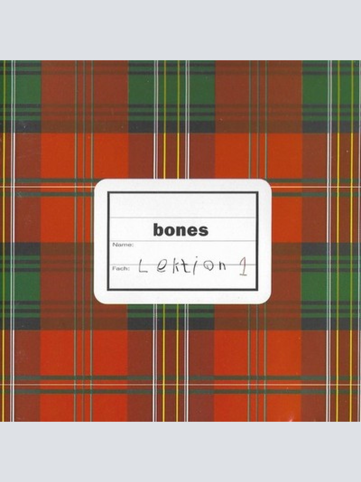 CD, Album Bones - Lektion 1