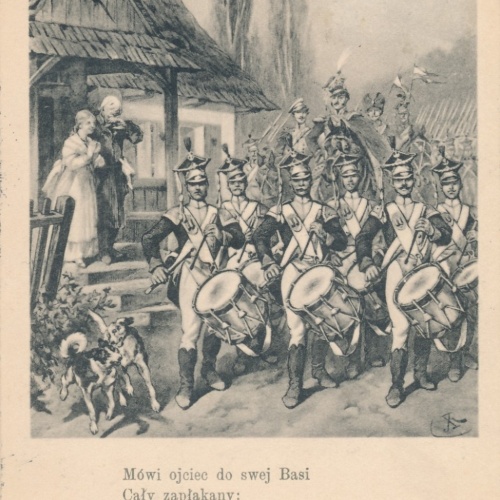 AK Militaria Mowi ojciec do swej Basi Ansichtskarte (17359)