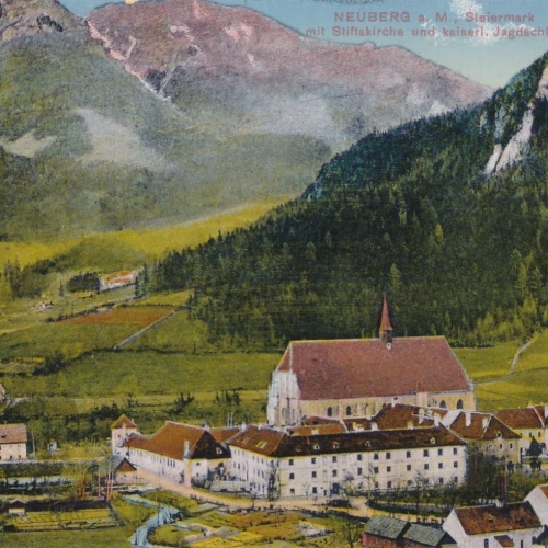 AK aus Neuberg a.M. Stiftskirche Steiermark Ansichtskarte (18113)