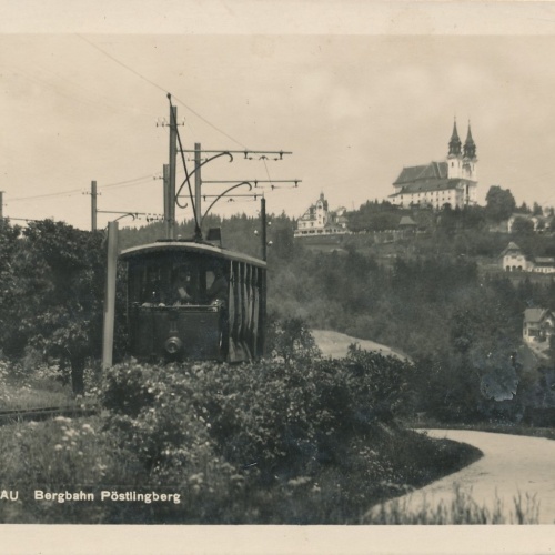 AK aus Linz an der Donau Bergbahn Pöstlingberg Ansichtskarte (18233)