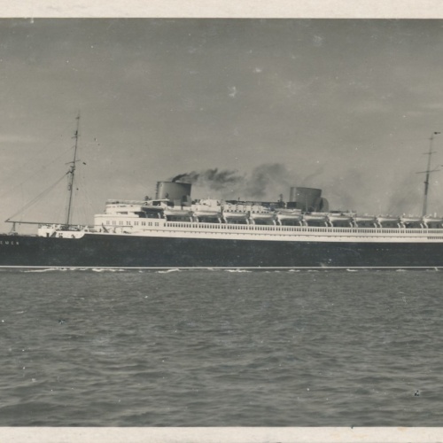 AK vom Turbinen - Schnelldampfer Bremen Ansichtskarte (18164)