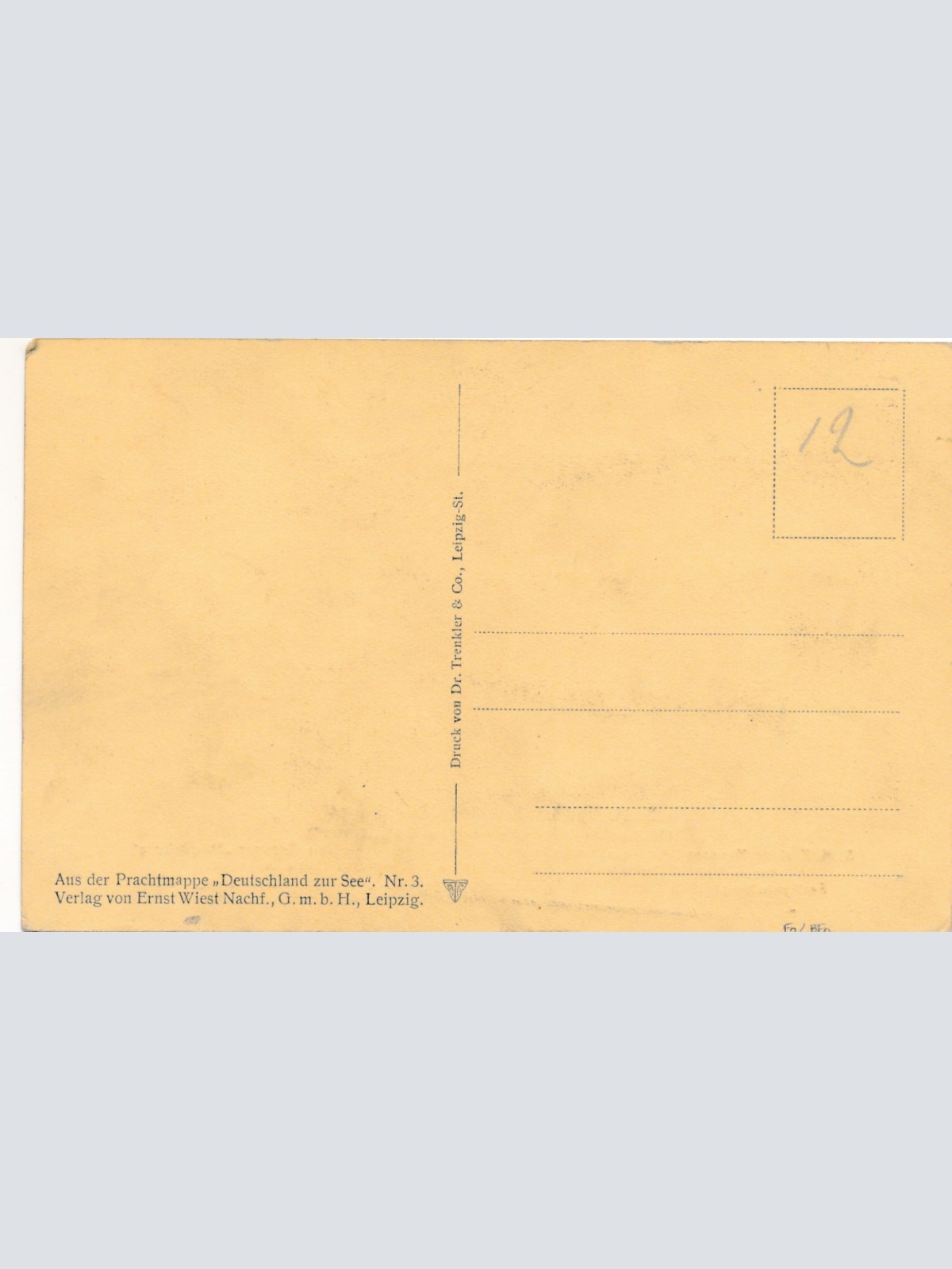 AK vom Dampfer S.M. kleiner Kreuzer Augsburg Ansichtskarte (18173)