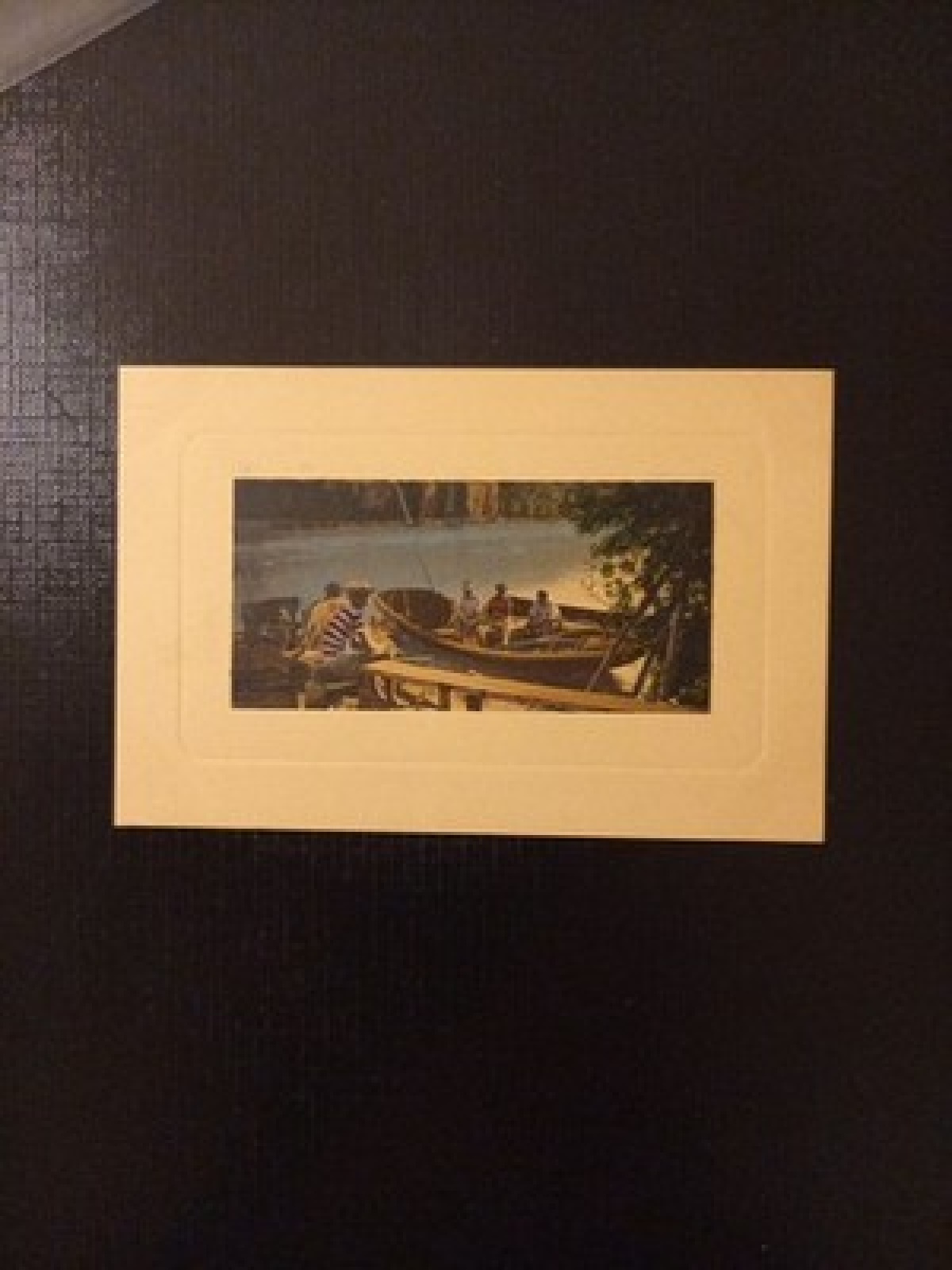 Fünf Männer Am Boot Ufer 180126 Gr