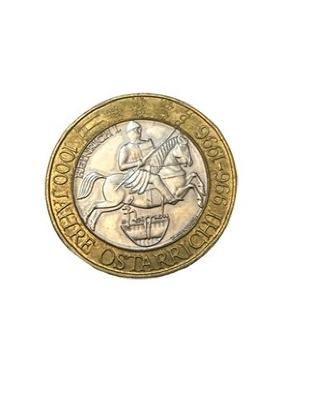 50 Schilling Bi Metall  Heinrich I 1996