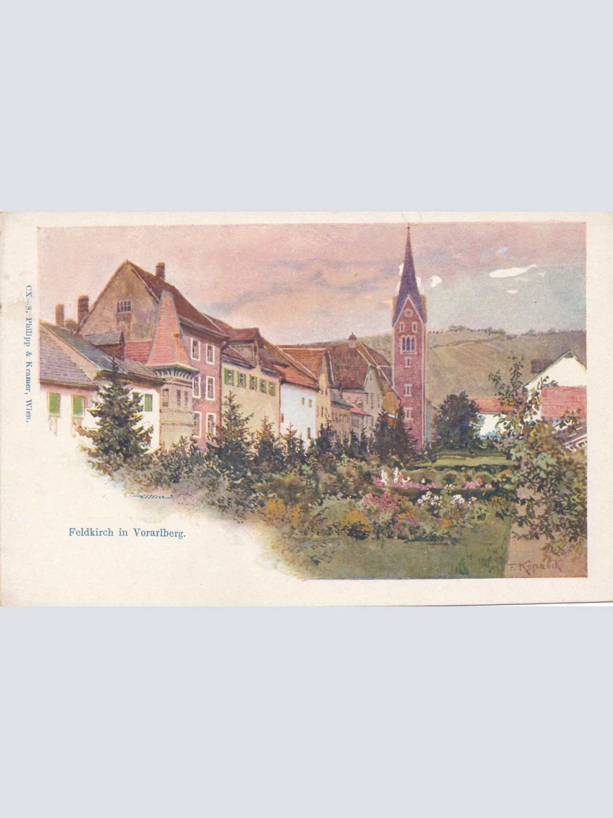 AK aus Feldkirch in Vorarlberg Ansichtskarte (18284)