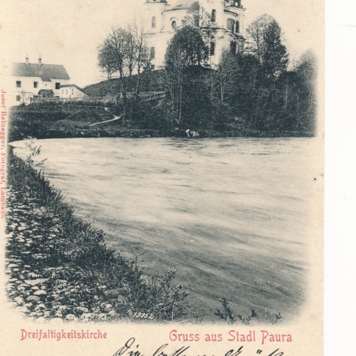 AK aus Stadl Paura Dreifaltigkeitskirche Oberösterreich Ansichtskarte (18291)