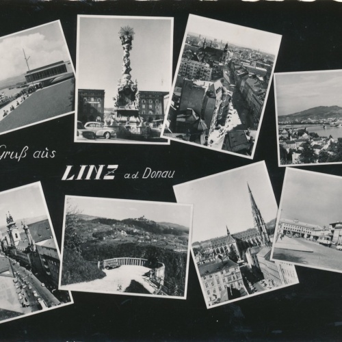 AK gruss aus Linz an der Donau Oberösterreich Ansichtskarte (18310)
