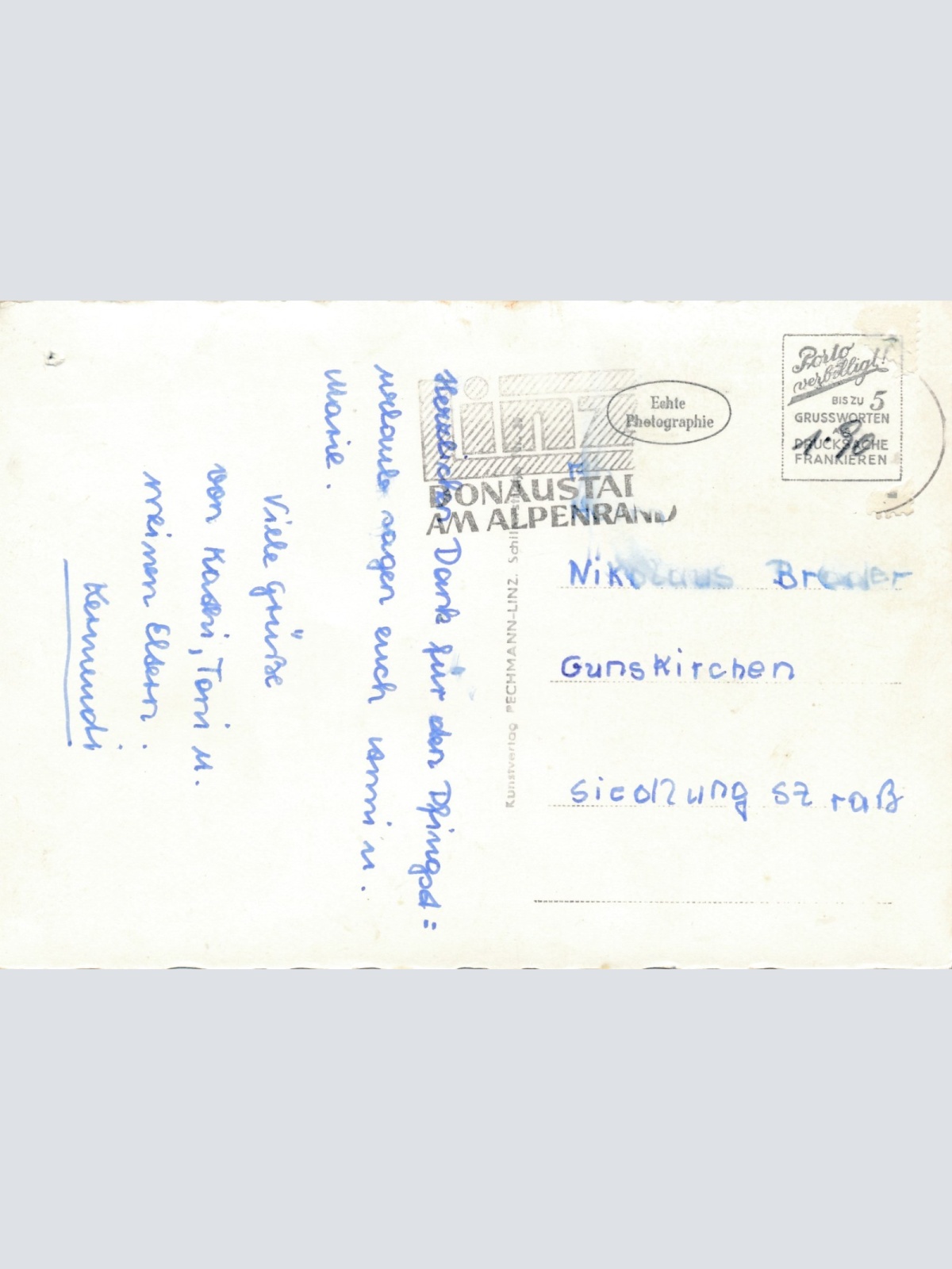 AK gruss aus Linz an der Donau Oberösterreich Ansichtskarte (18310)