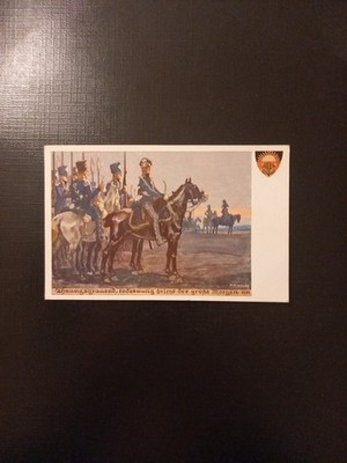 Deutscher Schulverein Soldaten Mit Pferd Gr