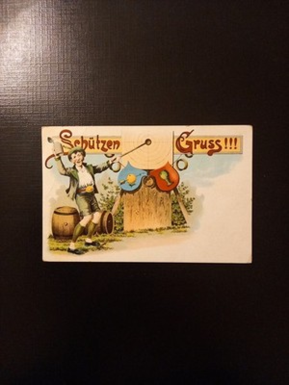 Schützen Gruss Litho Ottmar Zieher AB0039 Gr