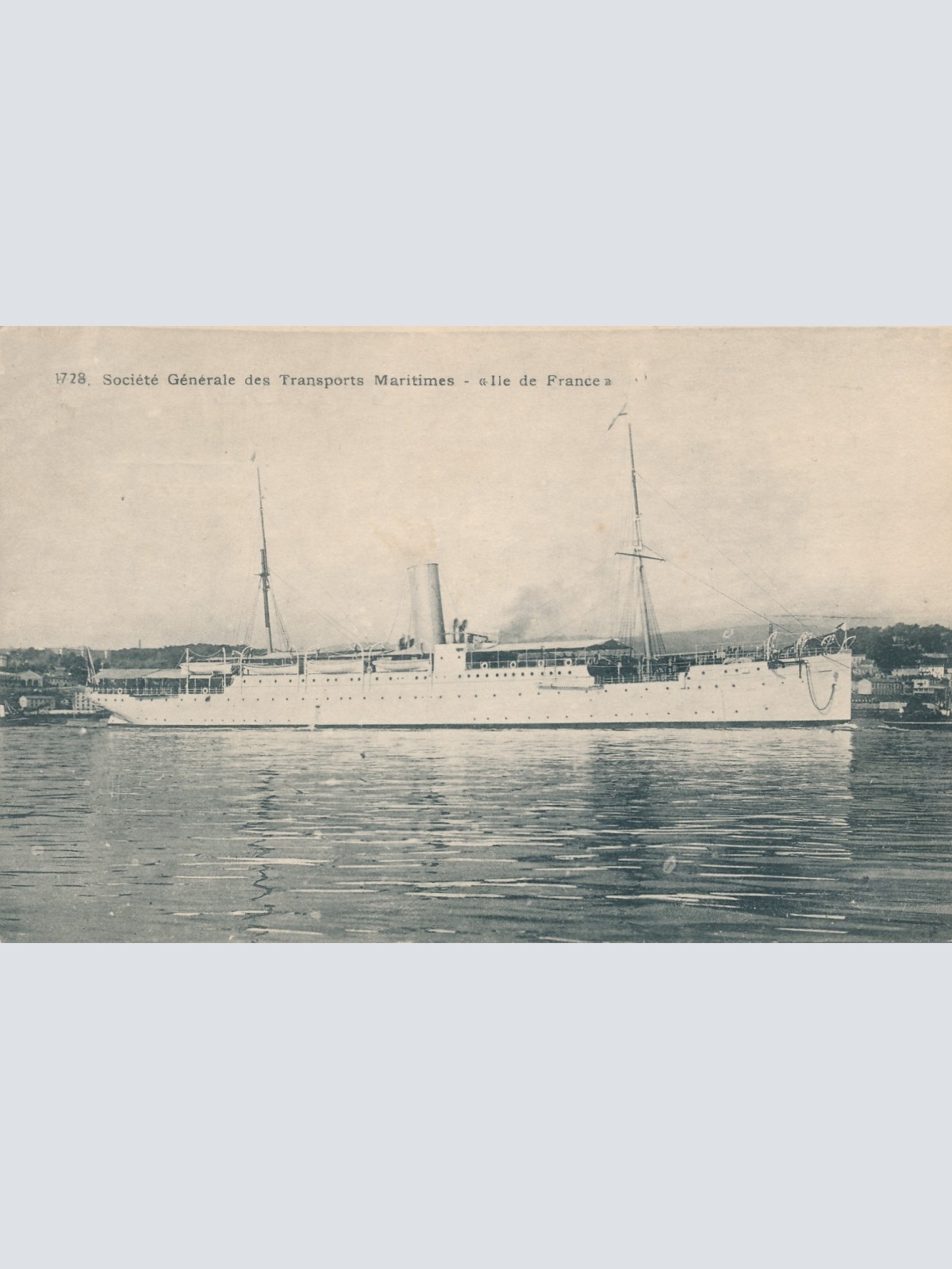 AK aus Societe Generale des Transports Maritimes Ansichtskarte (18213)