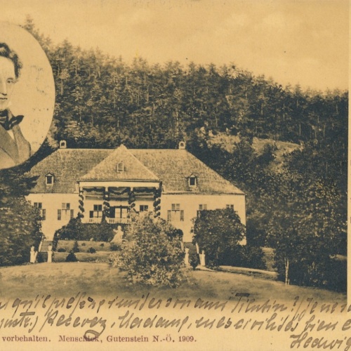 AK aus Ferdinand Raimund Haus in Gutenstein Nideröst. Ansichtskarte (18208)