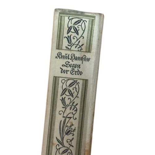 Segen der Erde . Roman von Kunt Hamsun . ( Berechtigte Übersetzung von Pauline K