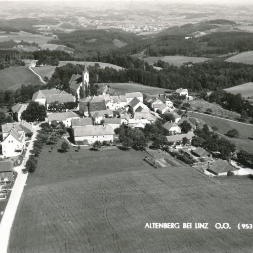AK aus Altenberg bei Linz Luftbild Oberösterreich Ansichtskarte (18240)