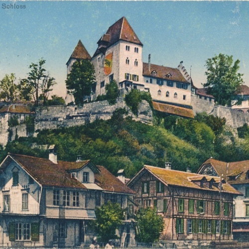 AK aus Burghof Schloss Nordrhein - Westfahlen Ansichtskarte (18255)