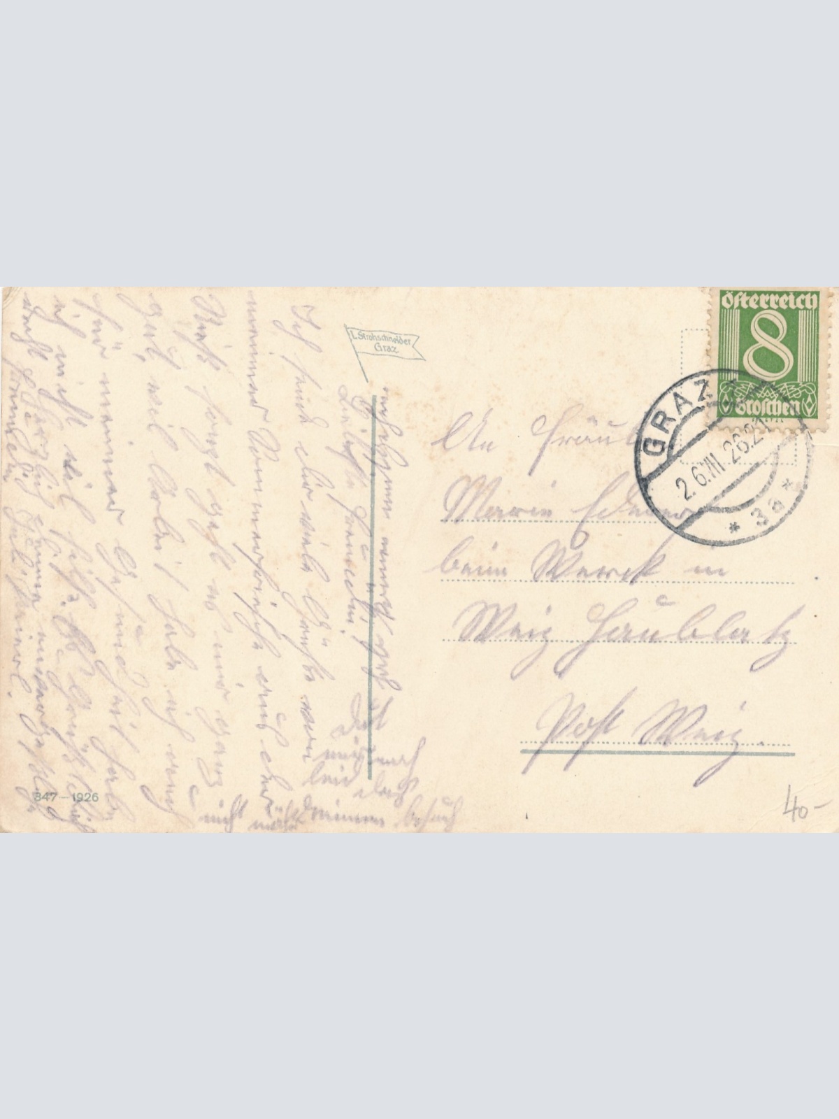 AK aus Graz Landeskrankenhaus Steiermark Ansichtskarte (18342)