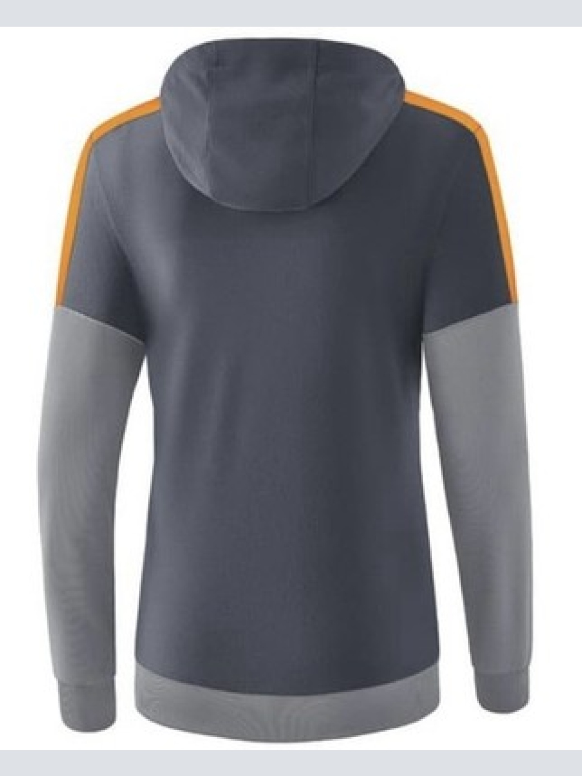 Erima Squad Hoody NEU Damen Kapuzenpullover Grau Orange Größe 36 mit Etikett OVP