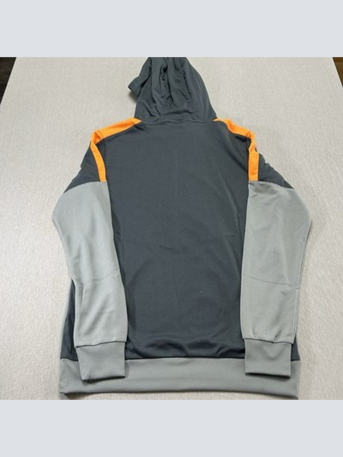 Erima Squad Hoody NEU Damen Kapuzenpullover Grau Orange Größe 36 mit Etikett OVP